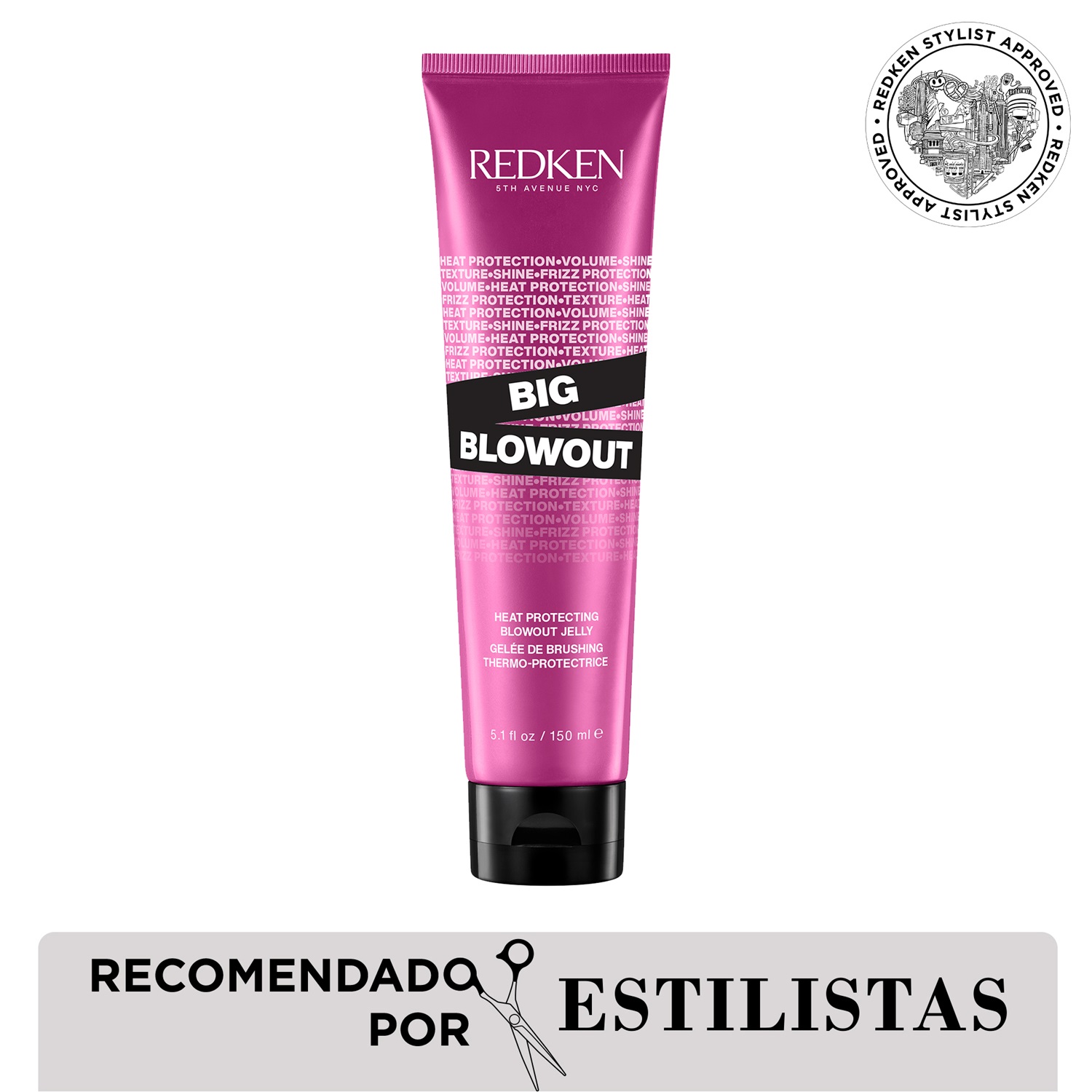 PROTECTOR TÉRMICO Y VOLUMINIZADOR REDKEN BIG BLOWOUT  PARA (PROTECTOR PARA CABELLO)